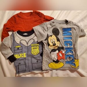3pcs Baby Boy Tops Bundle( Carter, Disney)